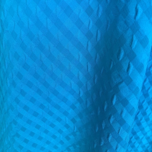 Vintage Plaza Collection Two Piece Dress Sheath And Jacket Set Size 10 Aqua Blue - Picture 5 of 14